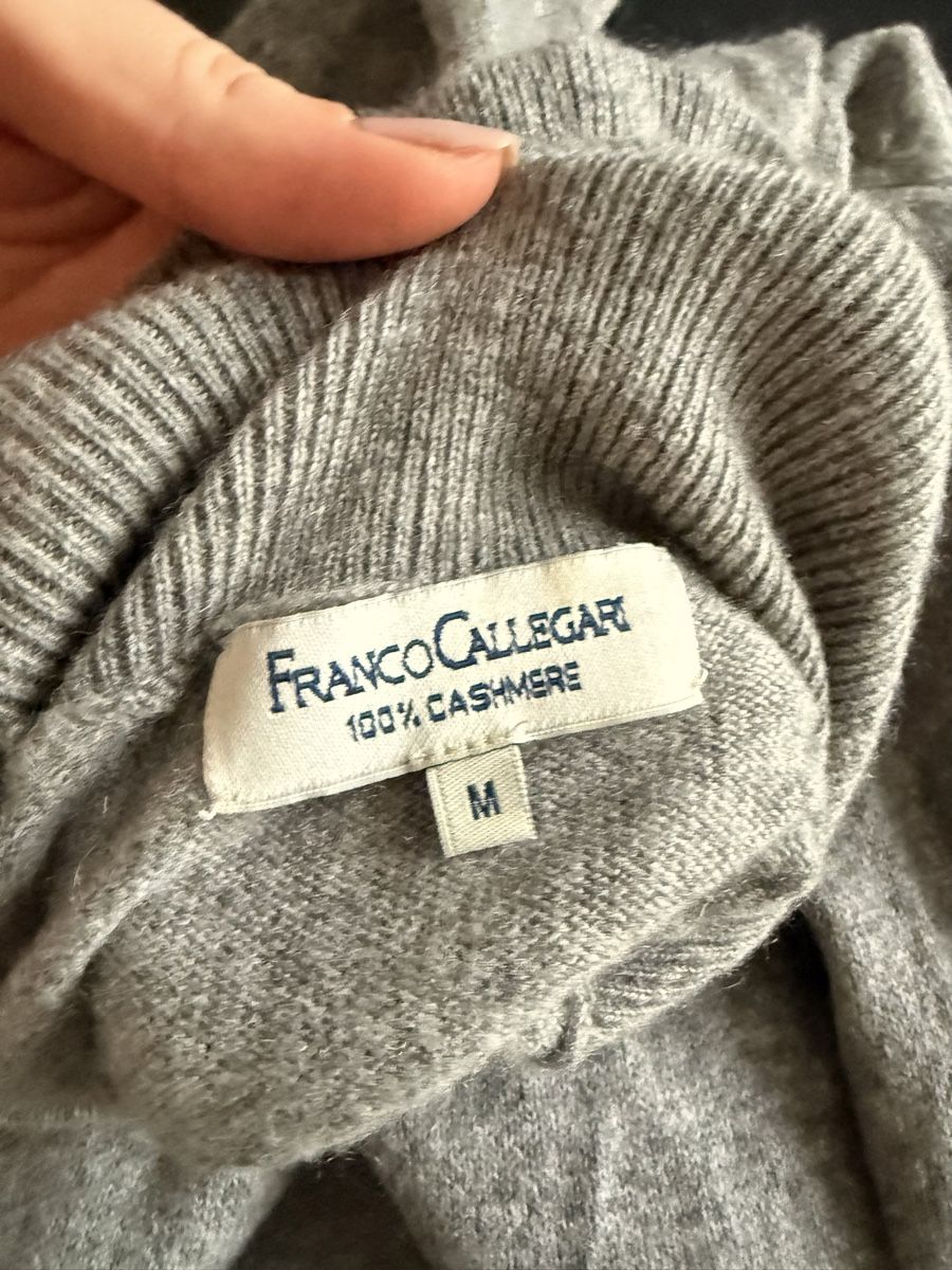 Maglioni & Felpe: Franco Callegari Kaschmir Rollkragenpullover, Grau, M – Usato da Staad SG venduto da Chirrari 1