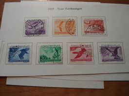 Satz Flugpostmarken Liechtenstein, 1939, o