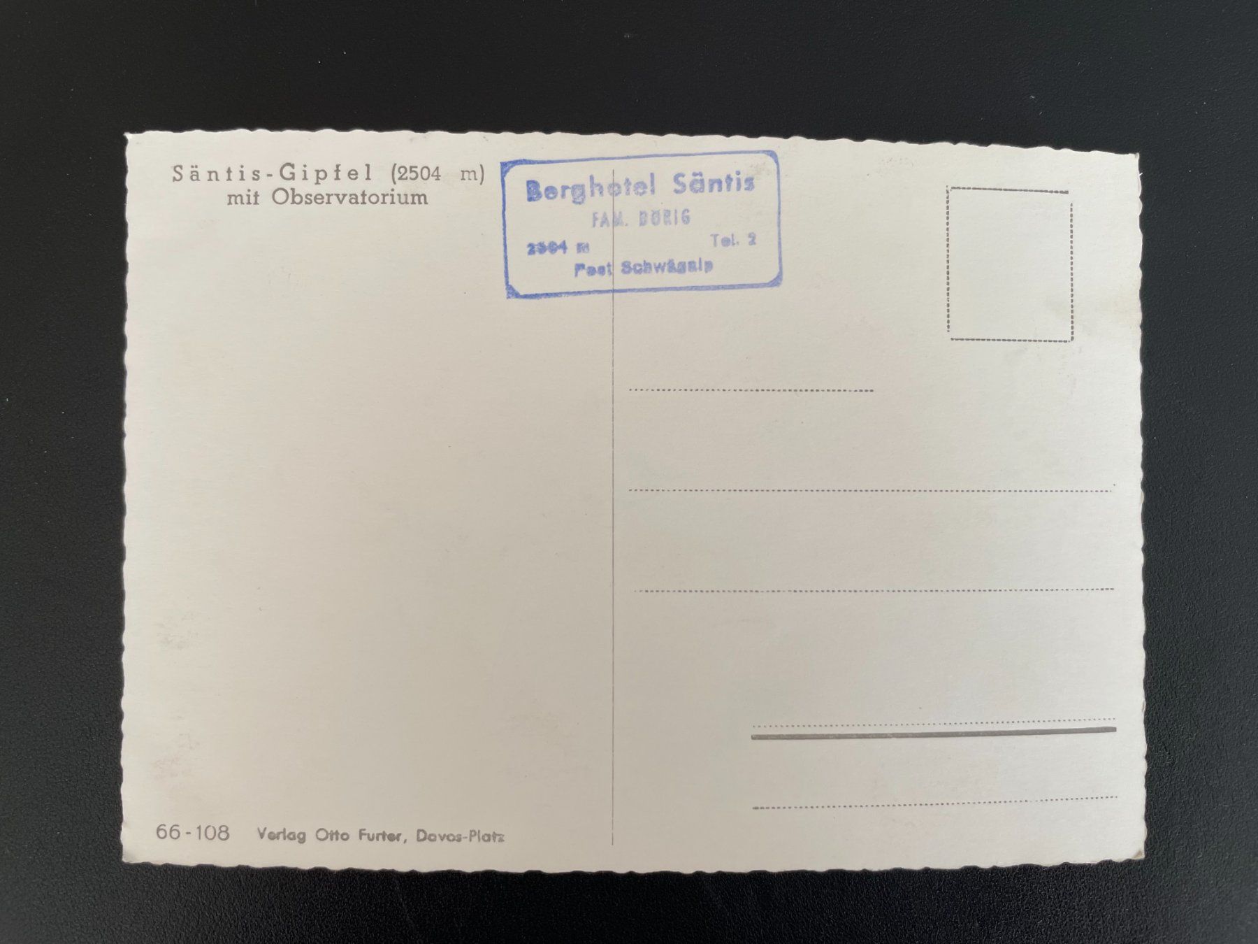Cartoline postali: AK AR Säntis-Gipfel mit Observatorium – Usato da Thal venduto da Danny82 1