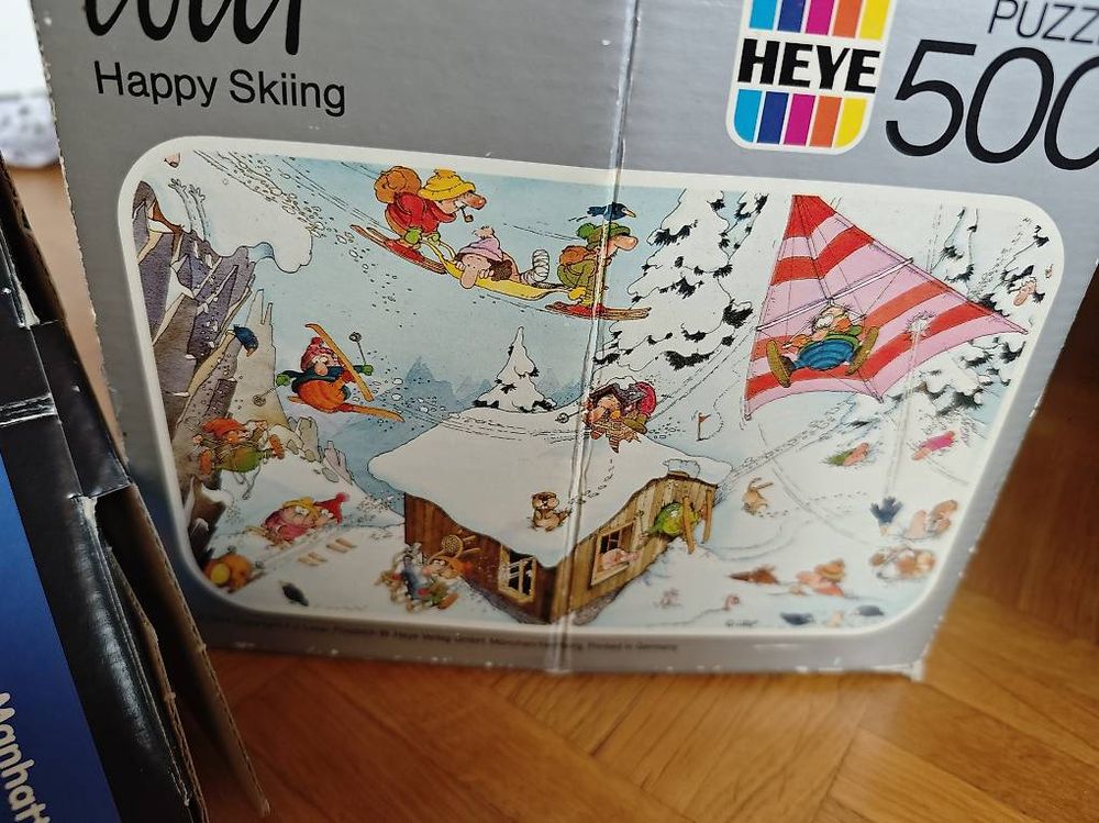 Puzzle Ski Express de la New York Puzzle Company - 500 pièces