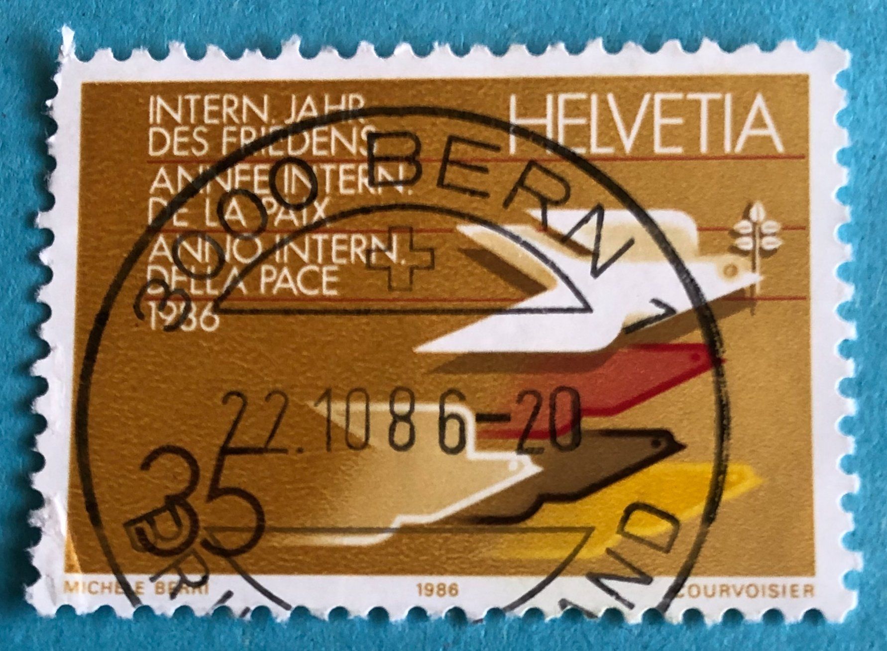 Tutti i francobolli: Nr.727 mit Vollstempel Bern – Usato da Aarau venduto da Billa007