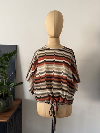 Zara Trafaluc Strickshirt Gr. S Missoni Style Boho Chic