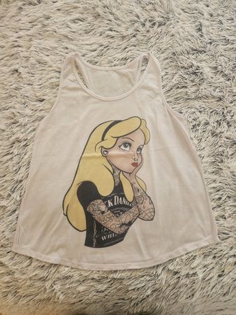 Top "Alice aux pays des merveilles", taille S