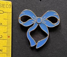 Schleife hellblau / pin modern