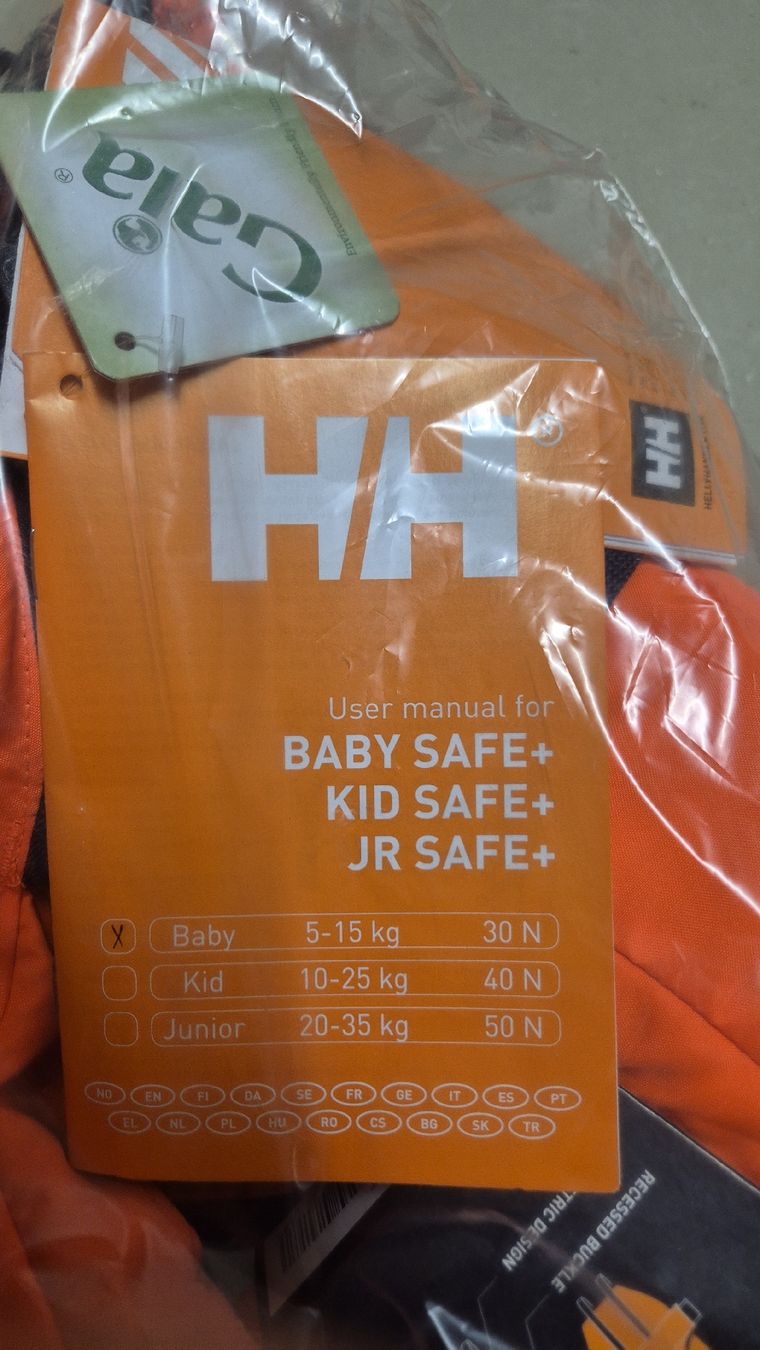 Helly Hansen Giubbotti di salvataggio: Helly Hansen Baby Safe + 5-15 kg NEU – Nuovo e nell'imballaggio originale da Bremgarten AG venduto da SG2289 1