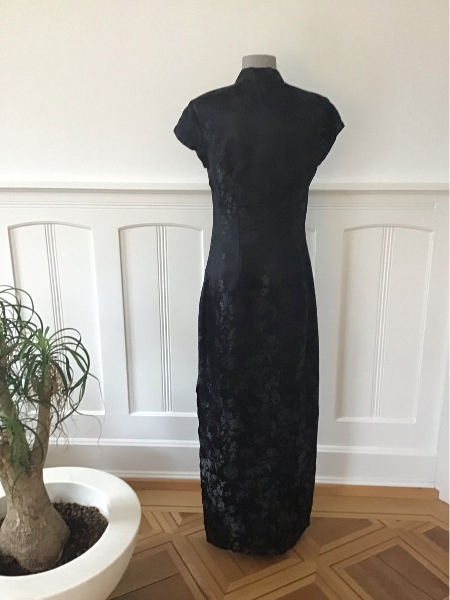 Kleider: Abendkleid Ao Dai, schwarz, Gr. 36-36/S-M – Gebraucht aus Zürich von Balanca 4