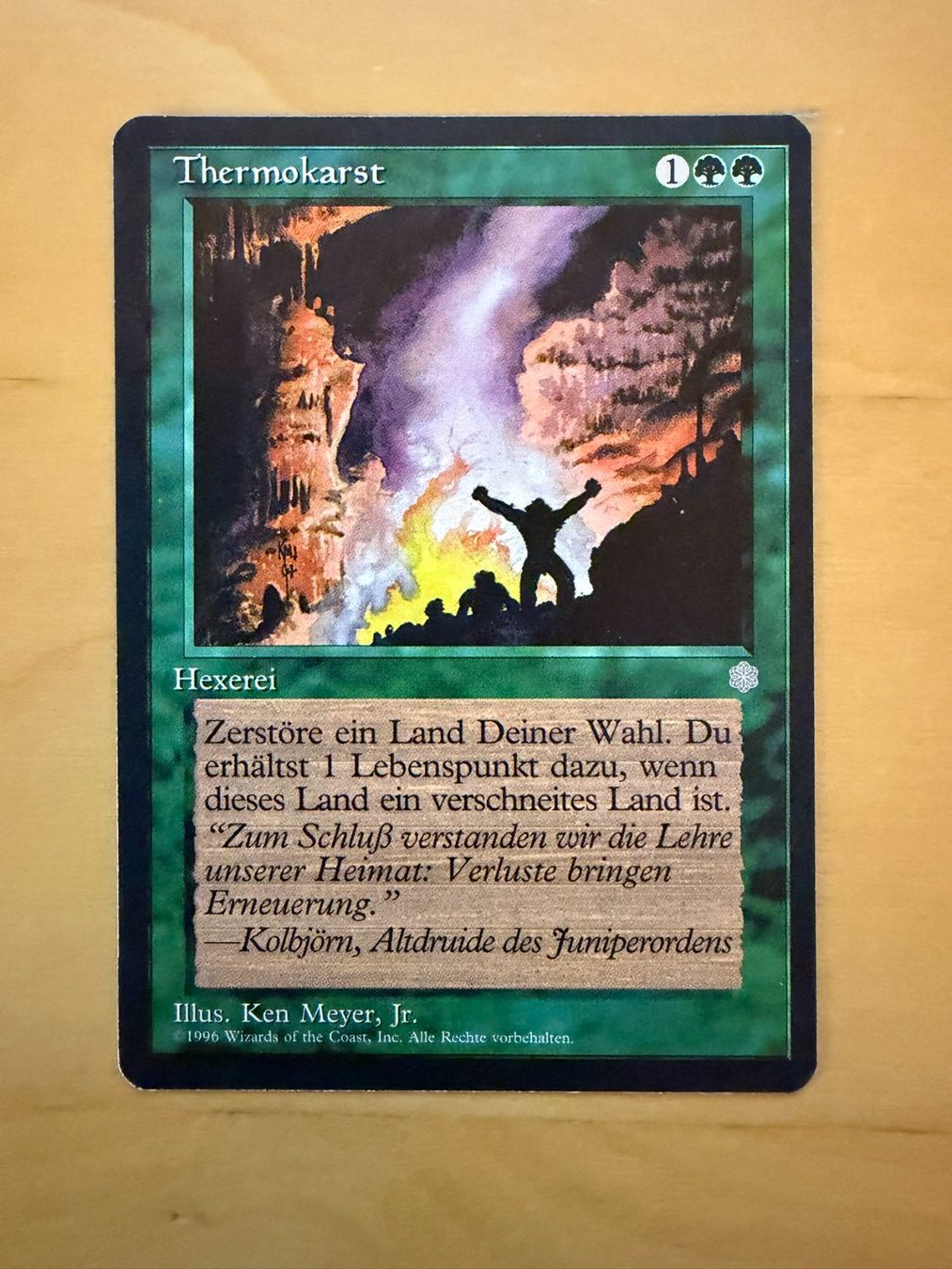 Magic The Gathering Carte collezionabili: Thermokarst // Ice Age // Eiszeit // Magic – Usato da Binz venduto da Tempelritter