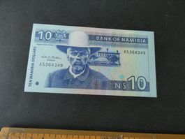 Namibia, alter Geldschein - ungefaltet