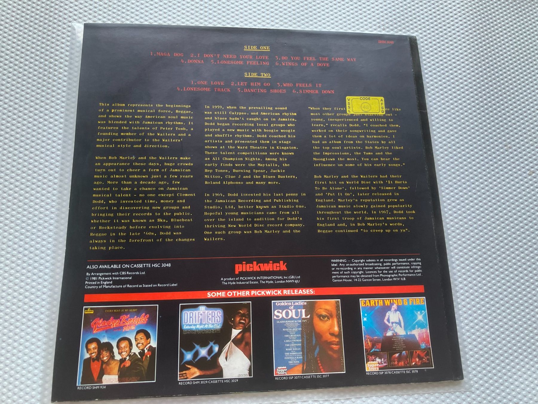 Dischi in vinile: Bob Marley – Usato da Aarwangen venduto da Jukebox3 2
