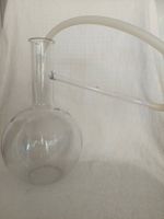 Destillationskolben aus Pyrex-Glas, 2000ml inkl Schlauch