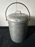 Kleine alte Vintage - Milchkanne aus Alu 1,5 l