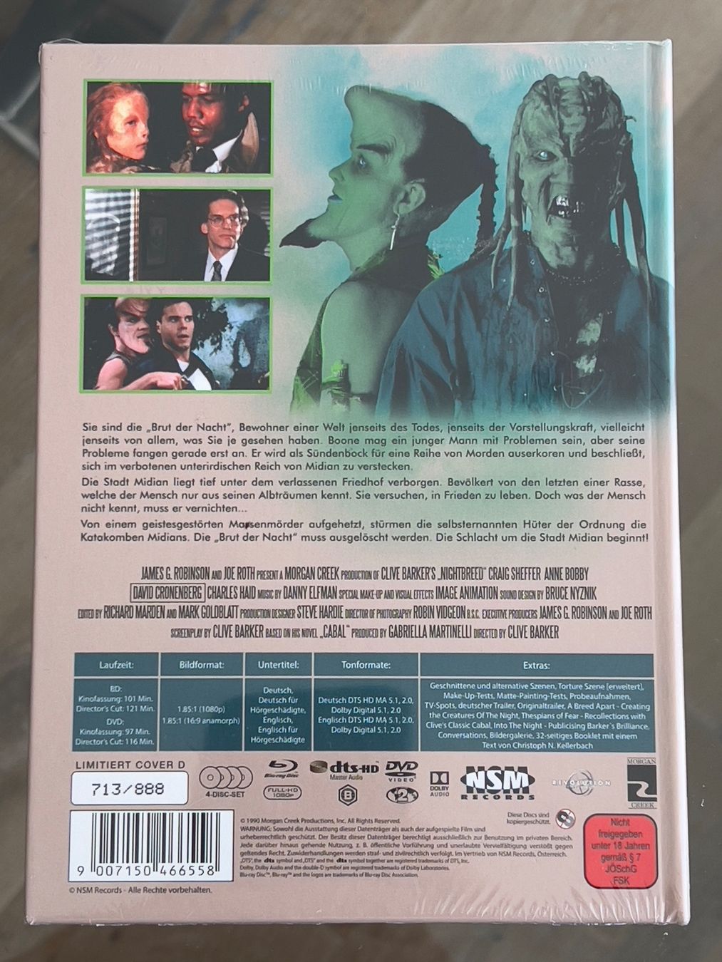 Alle DVDs: Nightbreed _ nummeriertes 4-Disc Blu-ray Mediabook – Neu und originalverpackt aus Läufelfingen von Badvision 1