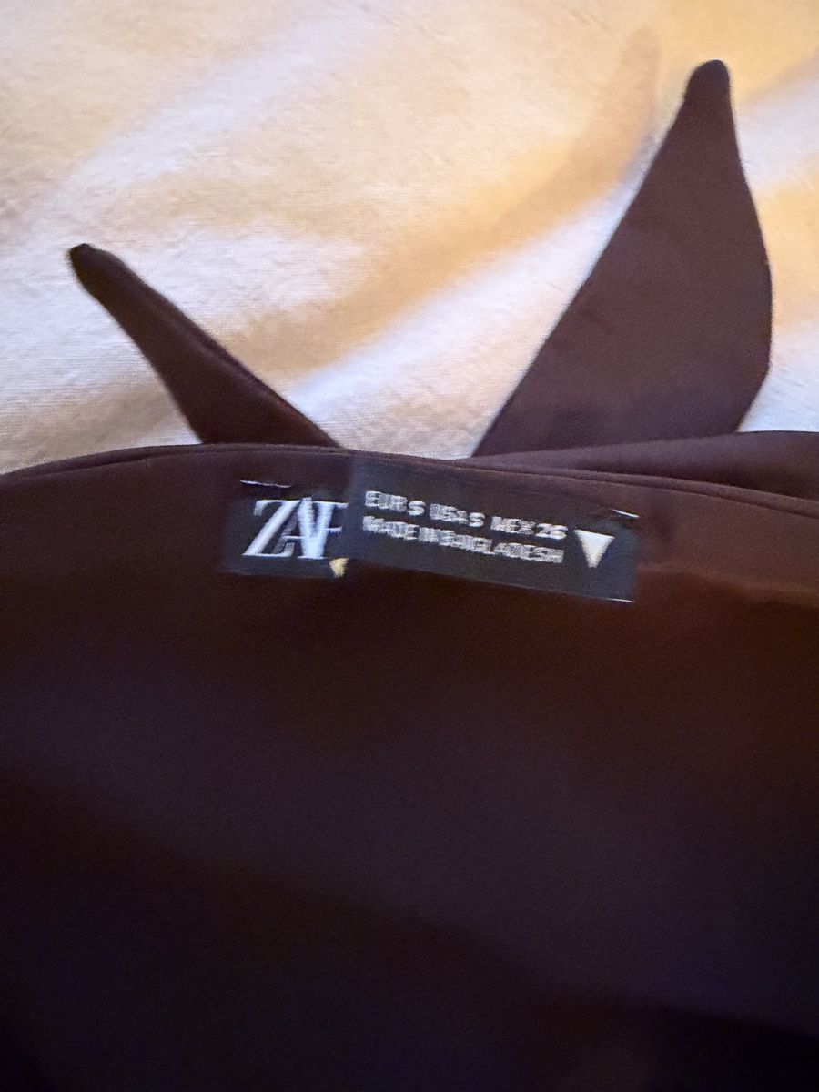 Zara Top: Zara Neckholder Top braun – Usato da Meilen venduto da laraherre 1