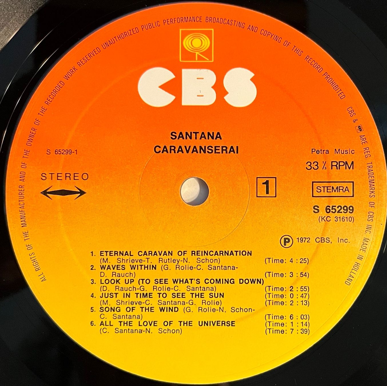 Dischi in vinile: SANTANA - CARAVANSERAI - 33 Tours – Usato da Bussigny venduto da vinyl-pas-cher 2