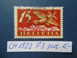 CH 1923 F3 gestempelt