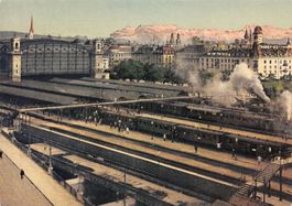 Zürich Bahnhof: Bahnhof mit 11 Gleisen (1902-1933)