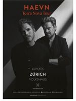 HAEVN Terra Nova Tour Concert Poster Zurich 2026 New