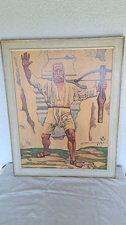 Gemälde: Wilhelm Tell von Hodler – Gebraucht aus Balsthal von Pdinu 4