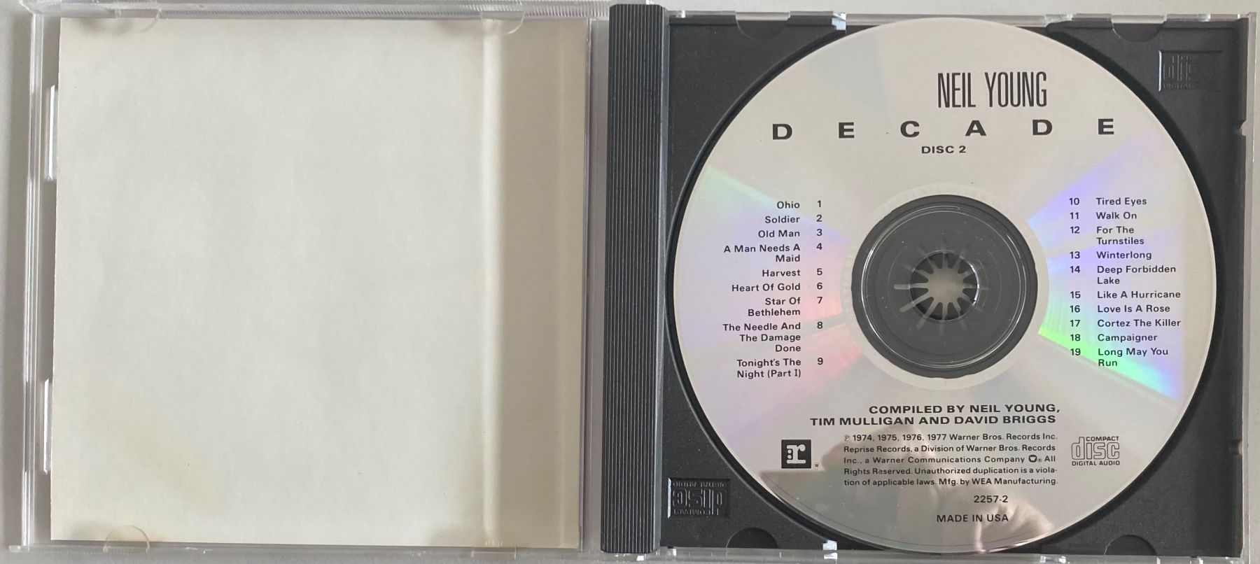 CDs: NEIL YOUNG - DECADE – Gebraucht aus Poliez-Pittet von Newtown-Records 2