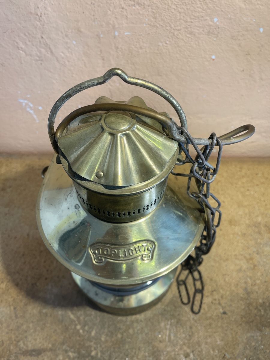 Lampade: Schiffslampe Messinglampe "Toplight"  Antik – Usato da dietikon venduto da fernando011 5