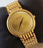 CERTINA Saphire mit Diamanten Swiss Made Elegante Armbanduhr