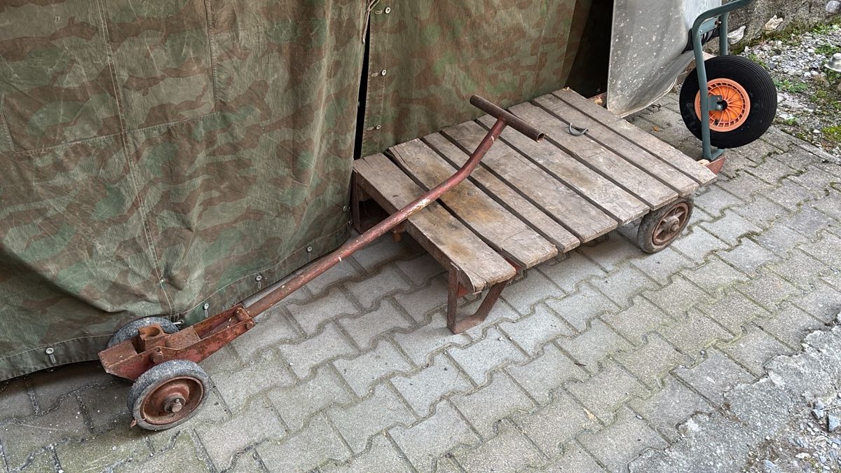 Carriole: Chariot manuel de transport CFF – Usato da Sion venduto da pasadena1914 1