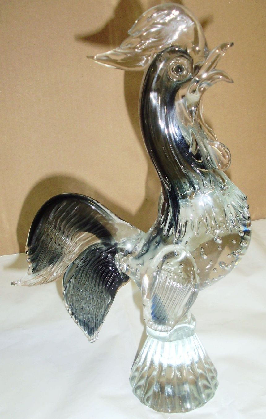 Statuette: Hahn / Güggel / Glas – Usato da Pfäffikon SZ venduto da chianmaijoey 1