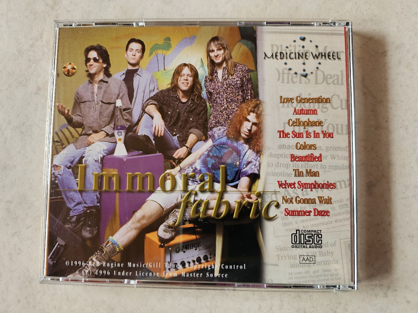 CD: Medicine Wheel  -  Immoral Fabric – Usato da Schneisingen venduto da backstore24 1