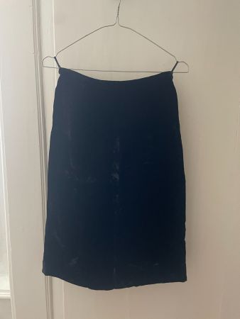 Valentino Miss V Rock aus Samt – Schwarz, Vintage, XS/S