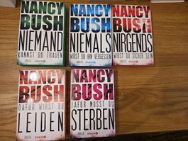 5 Nancy Bush Thriller Bücher Knaur Taschenbuch Set 5 tlg