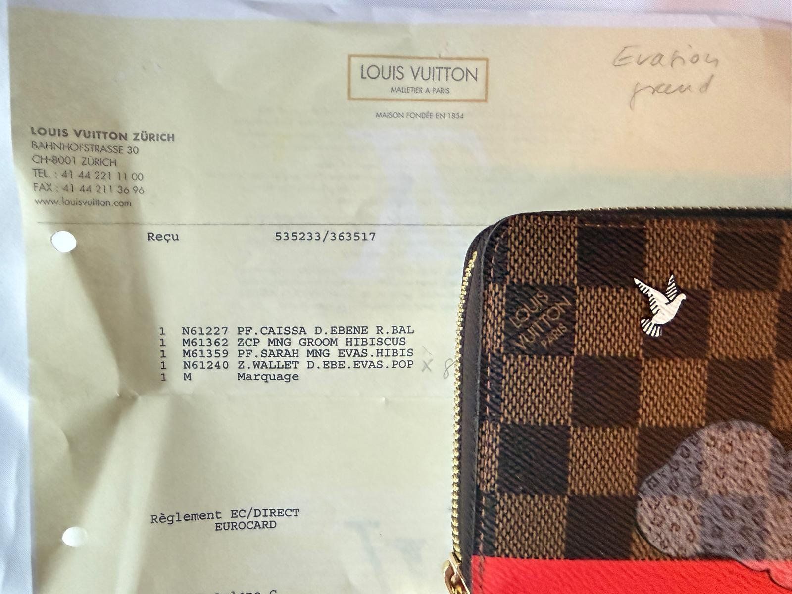 Louis Vuitton Portafogli: Louis Vuitton wallet Damier ébene Evasion – Nuovo (secondo la descrizione) da Oberarth venduto da SSS. 2