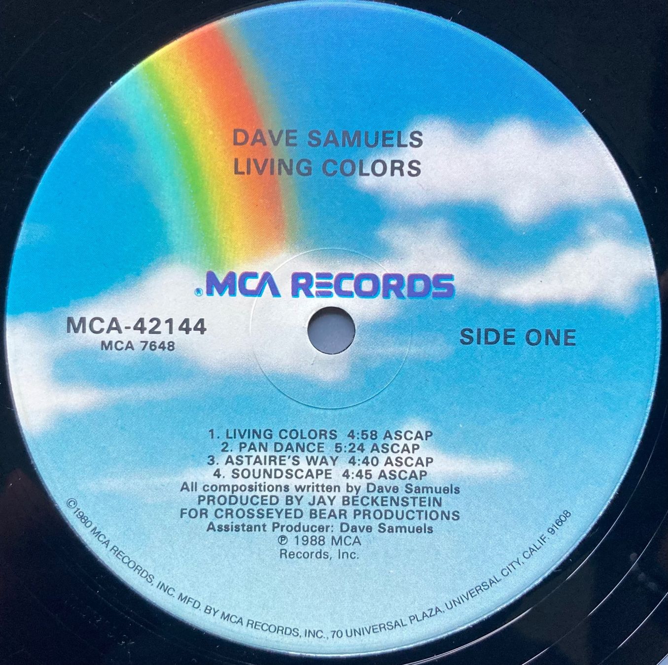 Dischi in vinile: DAVE SAMUELS - LIVING COLORS – Usato da Poliez-Pittet venduto da Newtown-Records 2