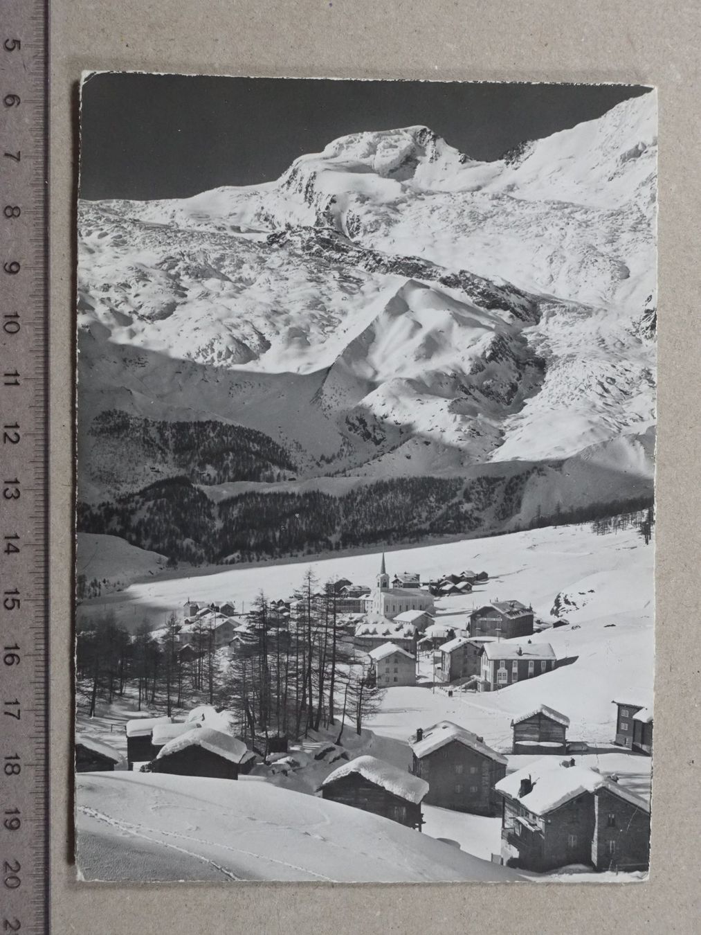 Ansichtskarten: Saas-Fee, 1960 – Gebraucht aus Lenzburg von fh1