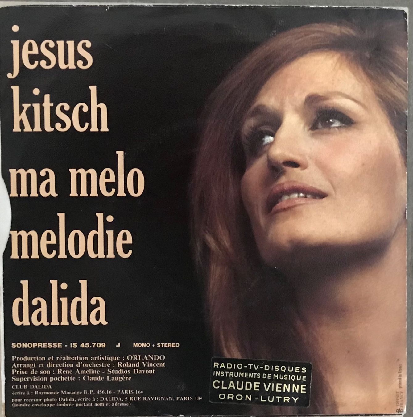 Schallplatten: DALIDA - JESUS KITSCH – Gebraucht aus Bussigny von vinyl-pas-cher 1