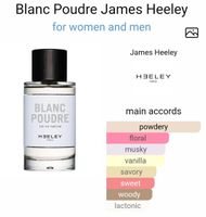 James Heeley Blanc Poudre, Eau de Parfum unisex