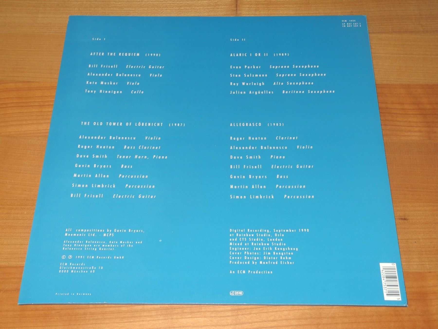 Dischi in vinile: GAVIN BRYARS: AFTER THE REQUIEM - ECM 1424 – Nuovo (secondo la descrizione) da Fahrwangen venduto da Swirl2 1