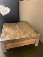 antiker Holzschemel, vielseitig einsetzbar,