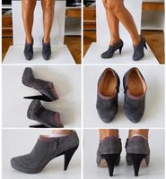 Original PRADA Damen Ankle Boots / Stiefeletten – Wildleder