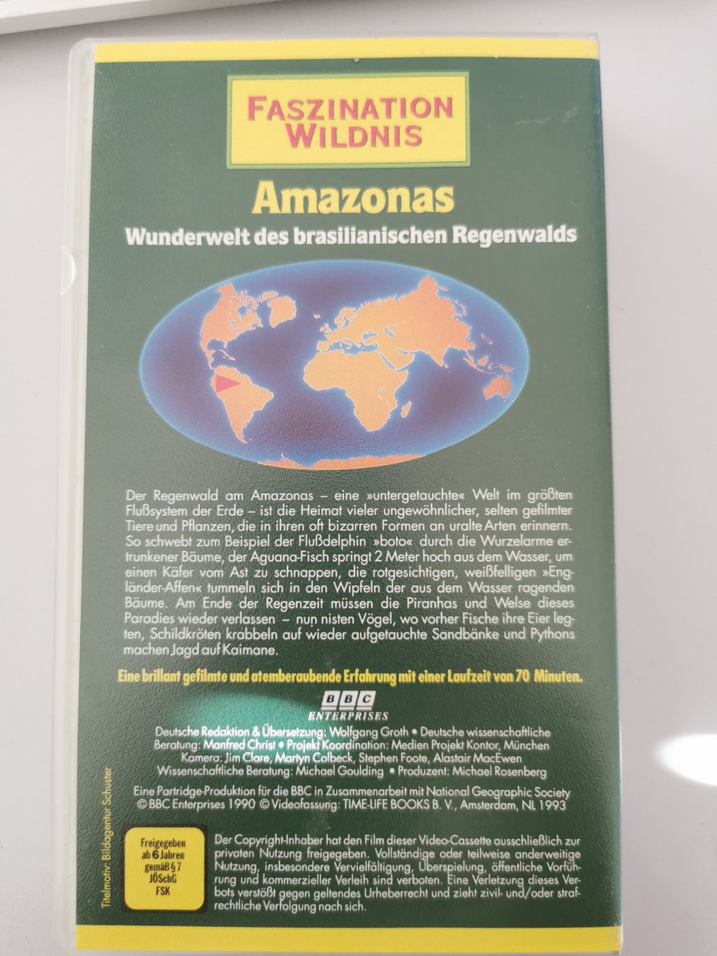 Tutti i VHS: Faszination Wildnis: Amazonas, Time Life, VHS – Nuovo e nell'imballaggio originale da Gockhausen venduto da Porcini56 1