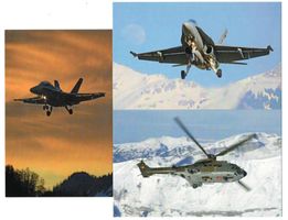 3 AK Schweizer Luftwaffe. Militärflugzeuge