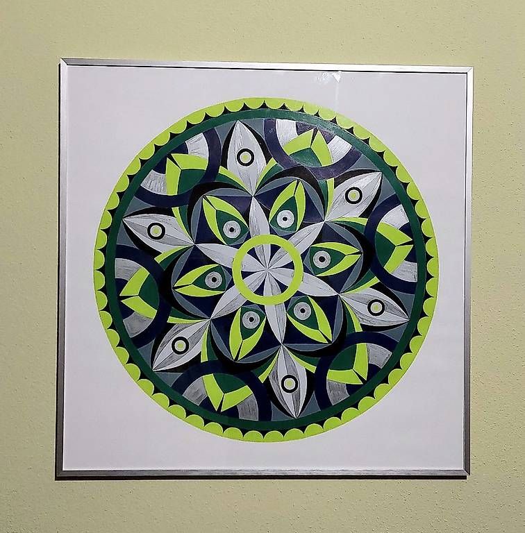 Gemälde: Mandala 70x70cm handgemaltes Bild – Neu (gemäss Beschreibung) aus Stans von wer_fd5f