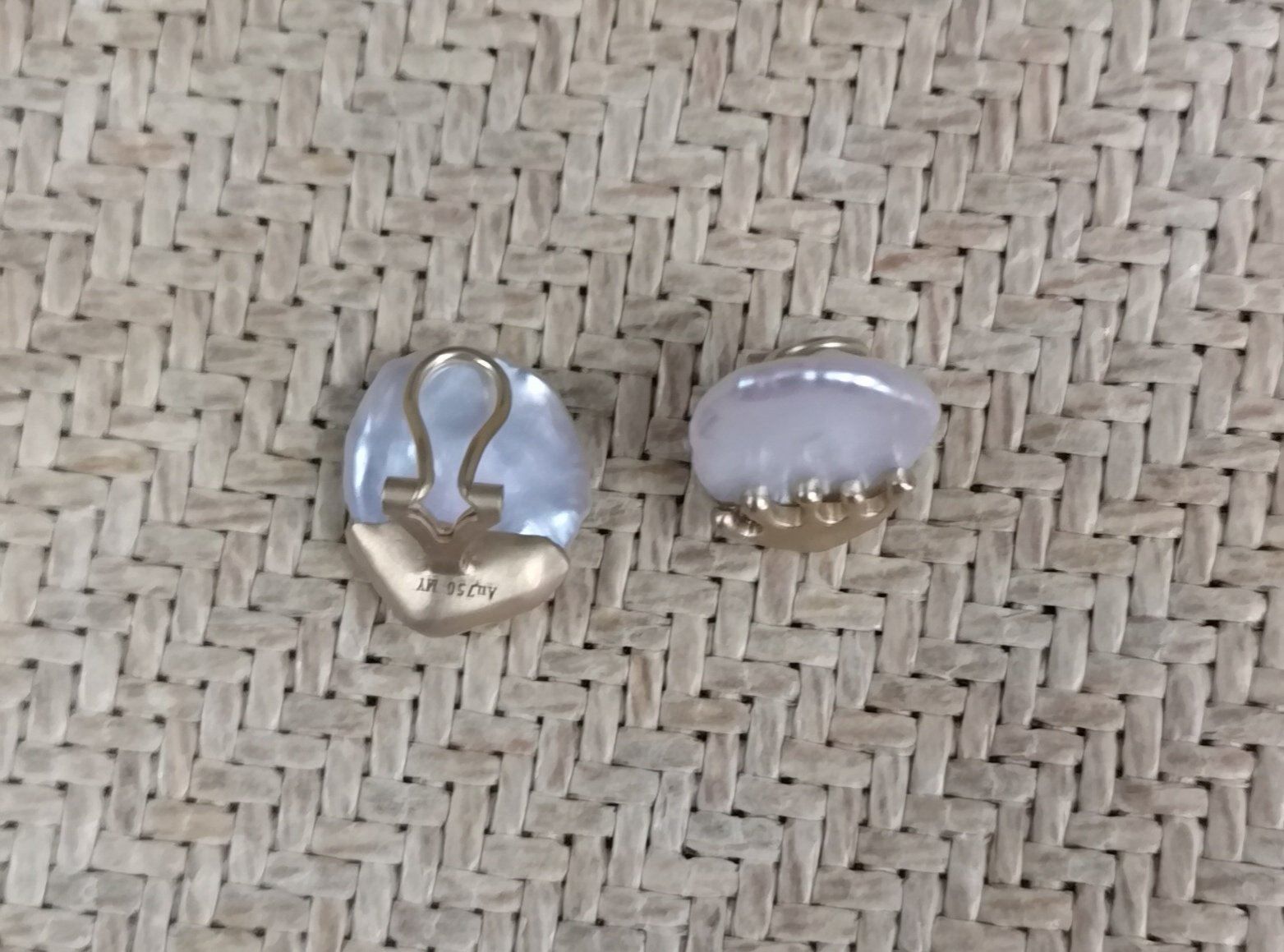 Orecchini pendenti & Orecchini a lobo: Ohrclips, Keshi-Perle und 18K Gold – Nuovo e nell'imballaggio originale da Rümlang venduto da 21f 2