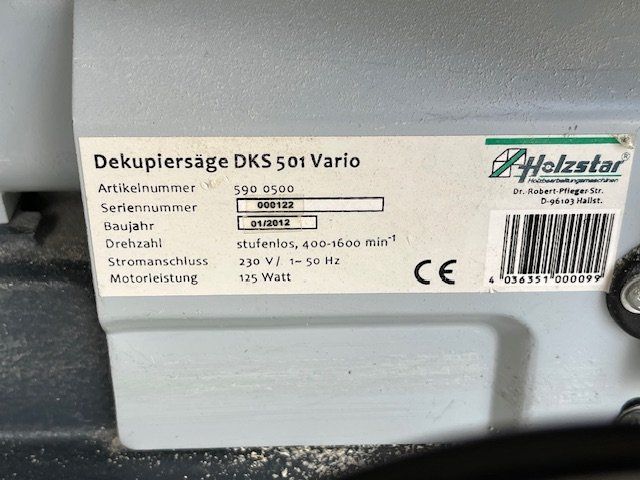Sägen: Decoupiersäge Holzstar – Gebraucht aus Mosnang von Toggenbur1 3