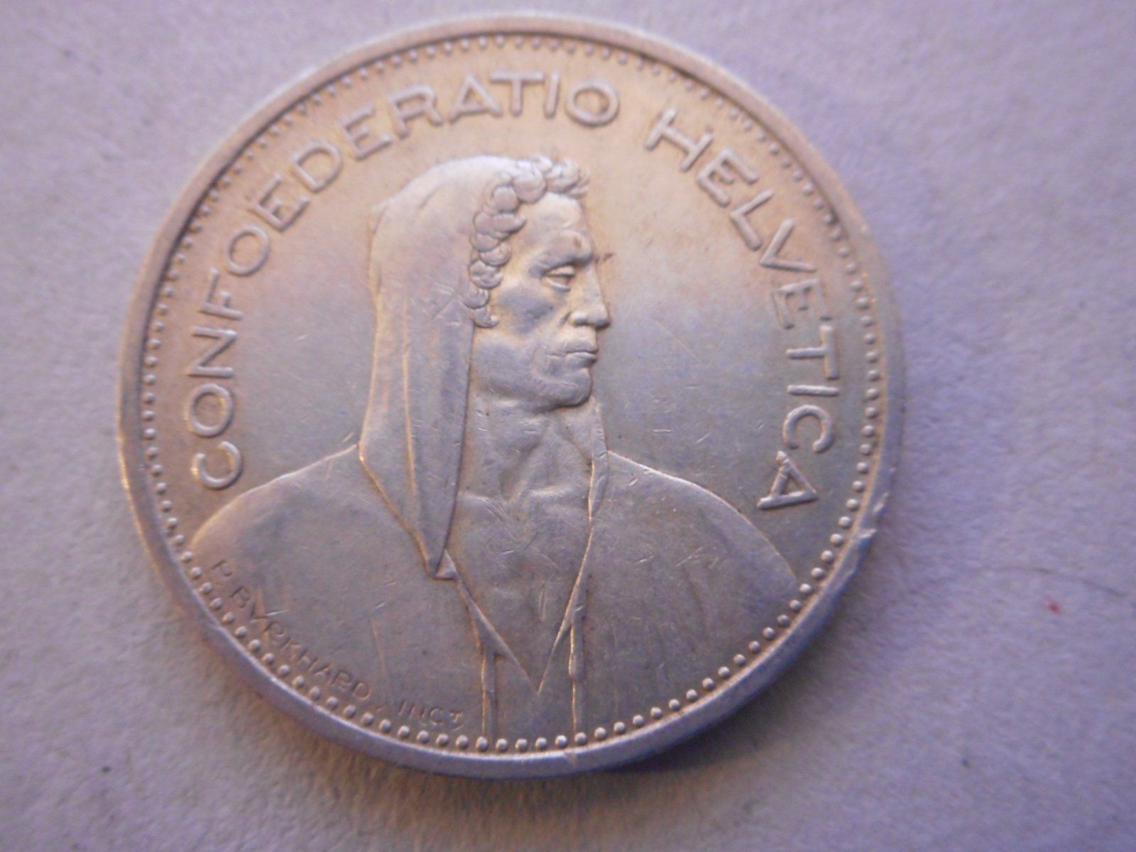 Toutes les monnaies: 5 Fr. 1952 silber – D'occasion à Kriegstetten par pizlad2010 2