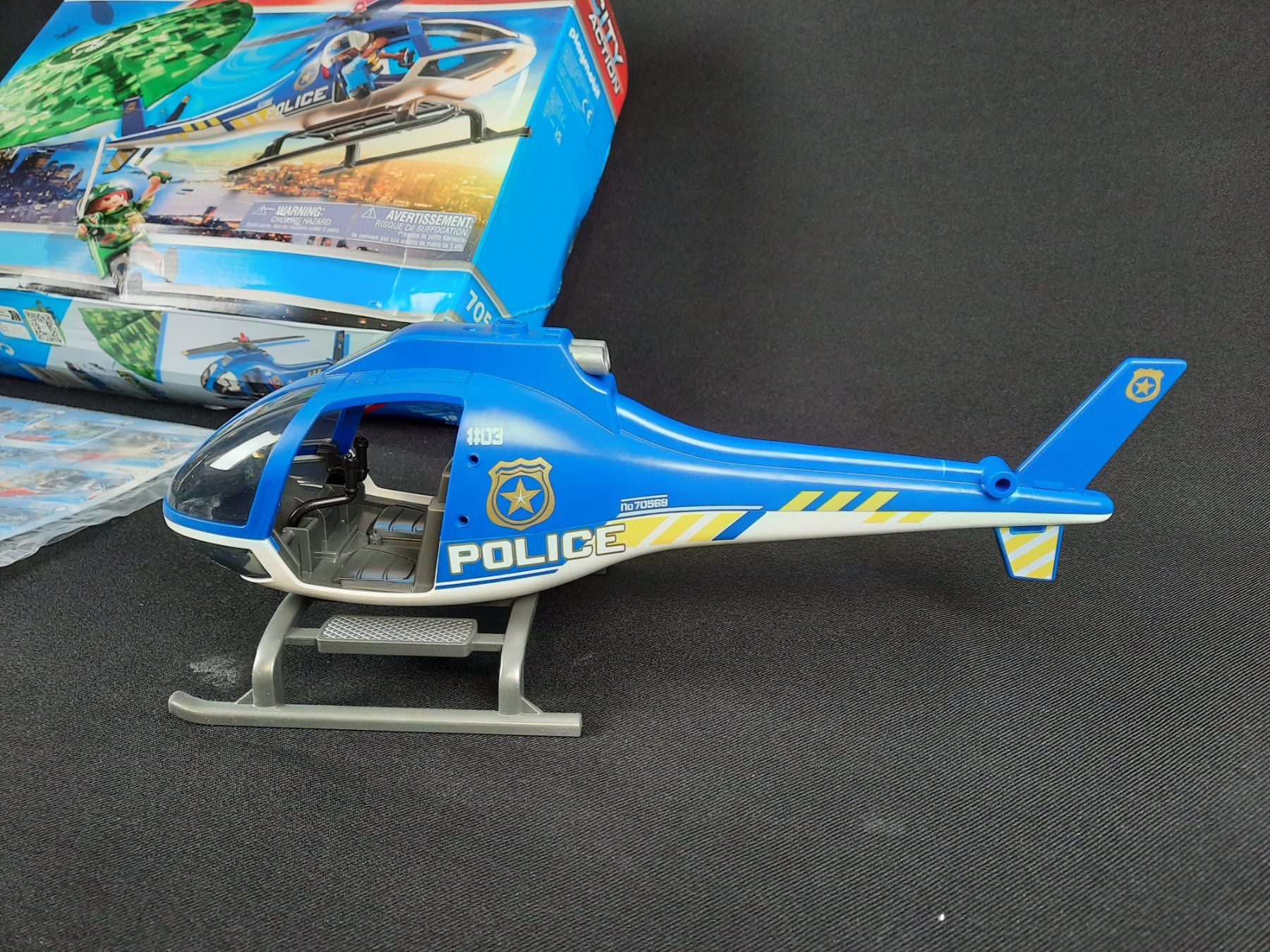 Playmobil Giocattoli: PLAYMOBIL City Action Polizei-Hubschrauber – Nuovo (secondo la descrizione) da Beinwil am See venduto da Restwert_Beinwil 4