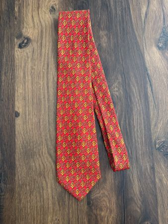 Rentenanstalt Swiss Life Krawatte rot/gold