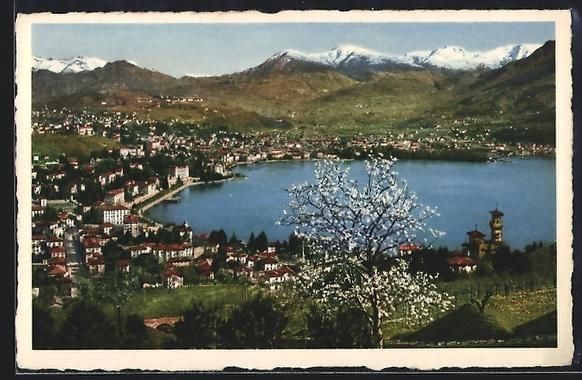 Cartoline postali: AK Lugano, Panorama – Usato da Berlin venduto da bartko-reher
