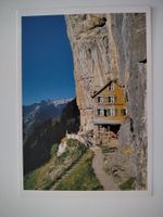Besondere Ansichtskarte Berggasthaus Aescher-Wildkirchli