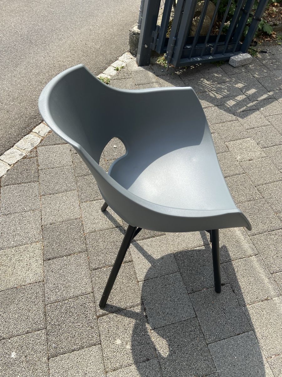 Chaises: graue Sesselstühle (6 Stück) – D'occasion à Hergiswil NW par ercrah 2