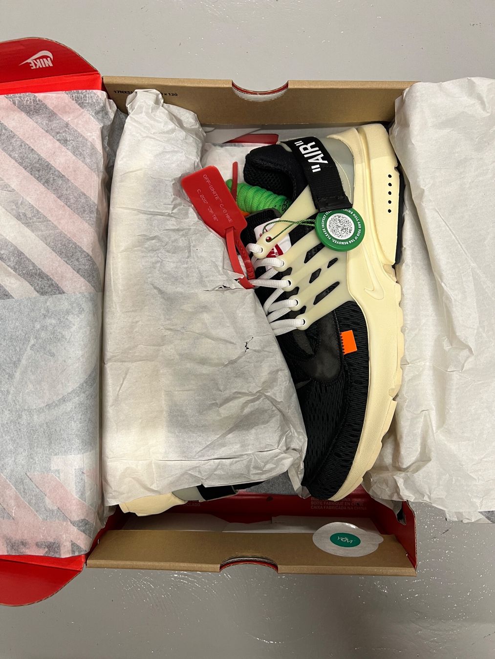 Nike Scarpe da uomo: Air Presto Off-White - EU 46 – Nuovo e nell'imballaggio originale da Bern venduto da ElevenFive 1